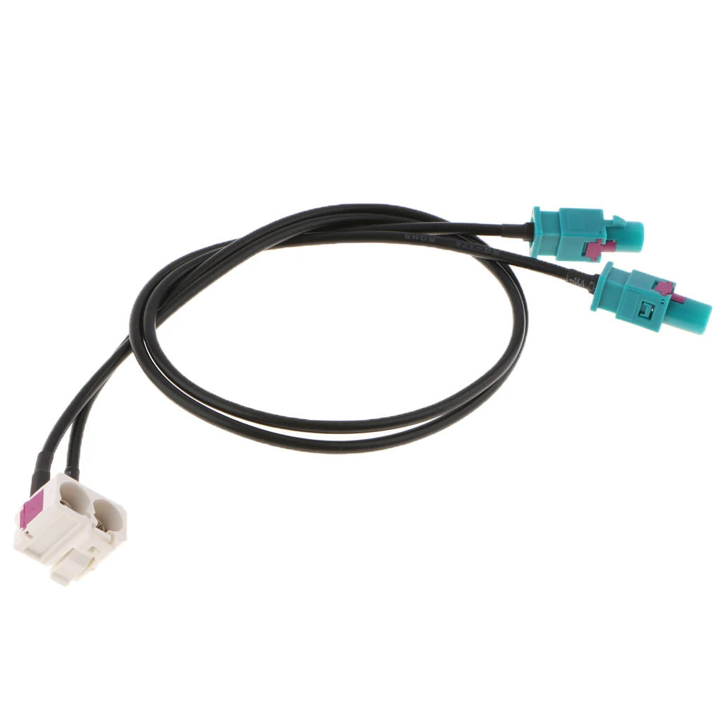 

35cm 1 to 2 Radio Antenna Aerial Adapter Cable For VW RCD510 RNS510 RCD310