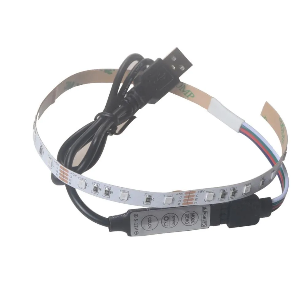 Светодиодные ленты светильник USB 5V 2835 12SMD 20 см RGB бар ТВ задняя ing комплект