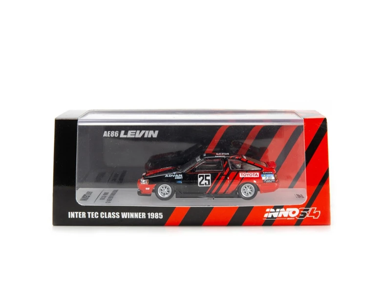 INNO64 1: 64 Toyota Corolla levin AE86#25 пре JTC 1985 литьем под давлением модель автомобиля