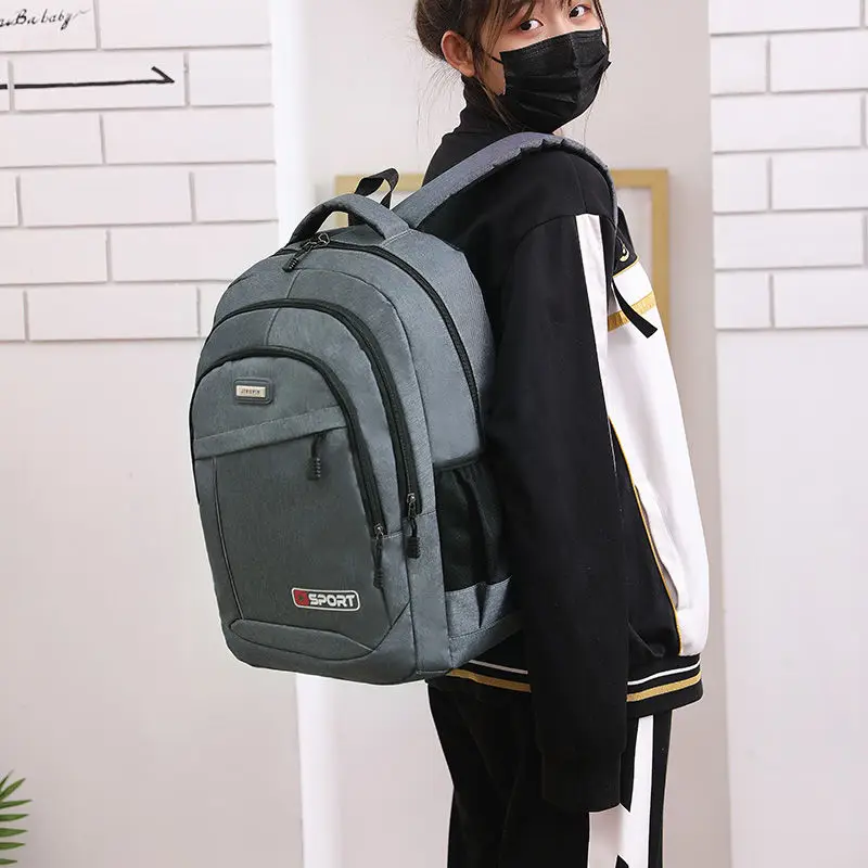 New Male Backpacks School Bag Large Capacity Oxford Notebook Computer Casual Outdoor Trekking Travel School Student Bags Hot