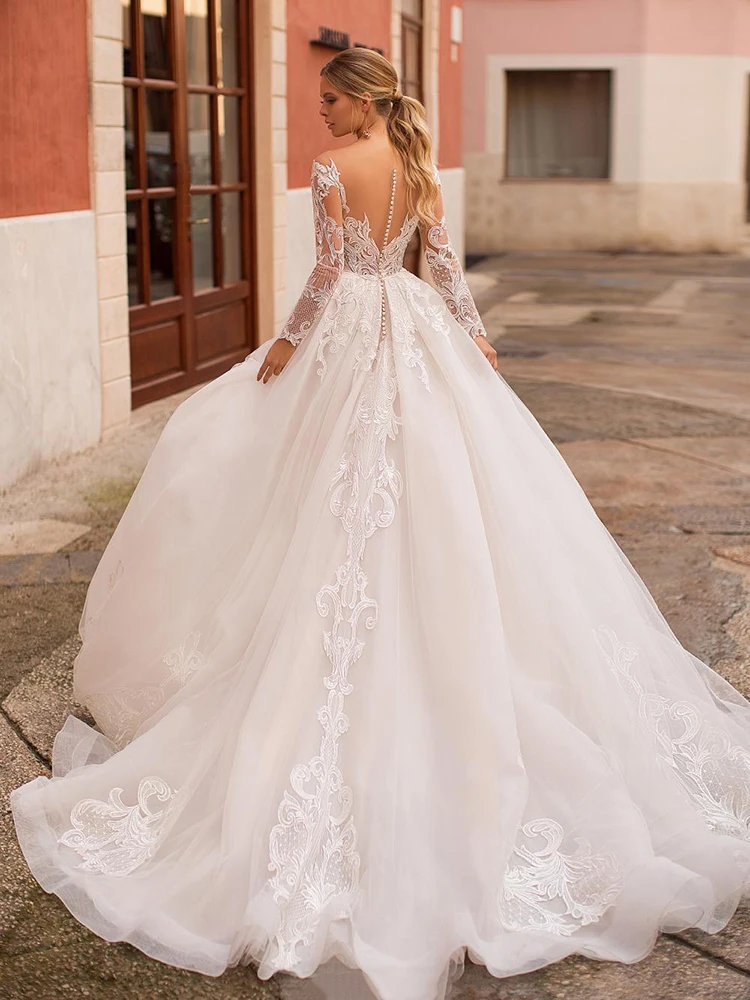 

BAZIIINGAAA Simple Wedding Dress Lace Little Beading Strapless Dress Luxury Wedding Gowns Bridal Can Be Washed Bride Dresses