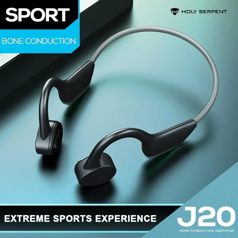 HOLY SERPENT J20 костной проводимости Bluetooth наушники Беспроводные водонепроницаемые 5 0