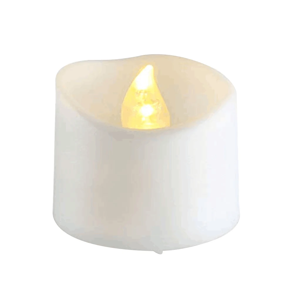 1Piece Artificial Led Candle Flickering Flame Tealight Flameless Electric Tea Light for Gift Home Decoration | Дом и сад