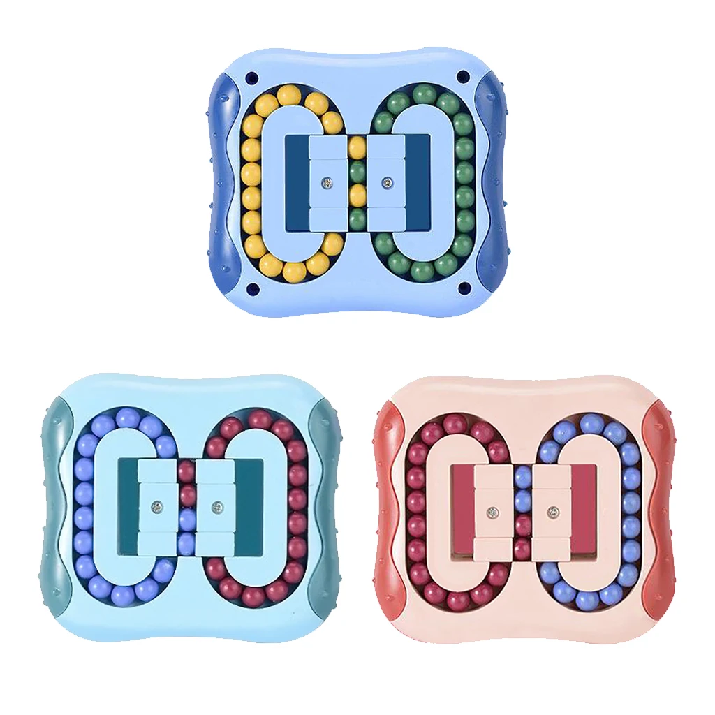 

Bean Fingertip Cube for Adults Kids Decompression Educational Toys