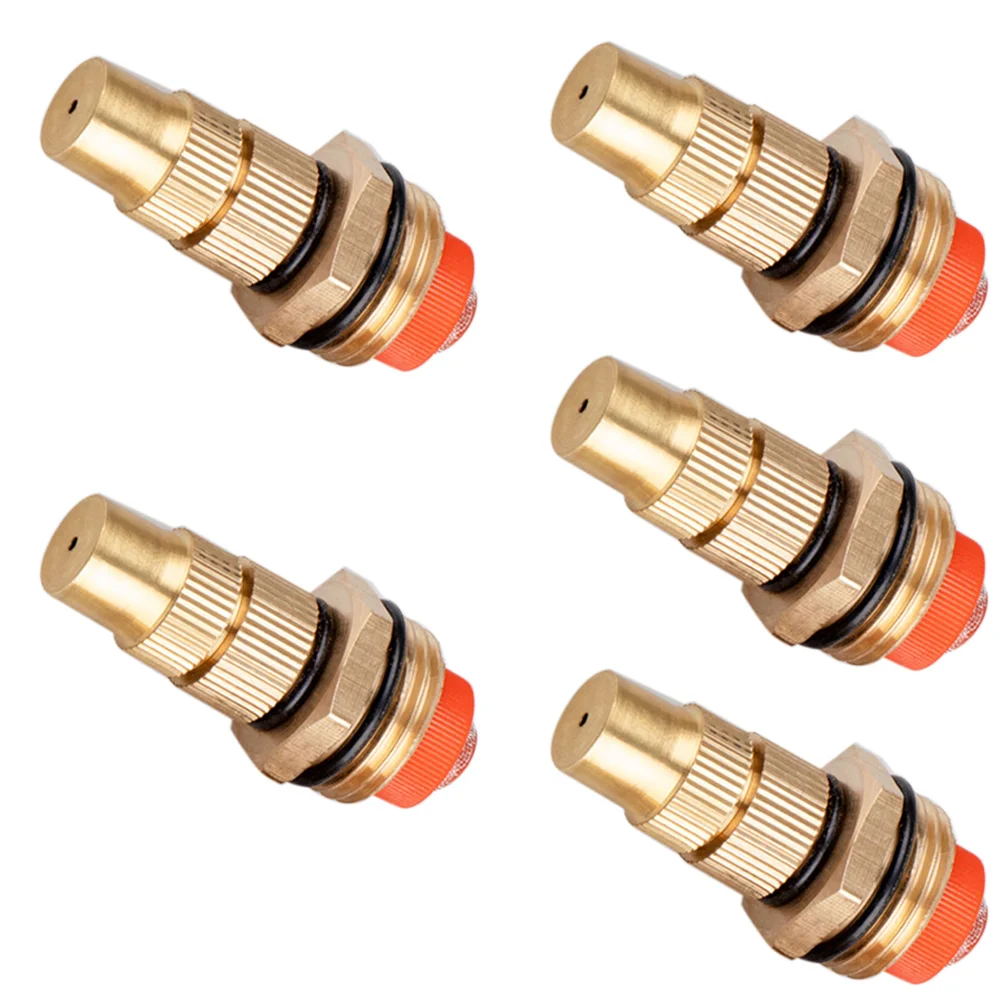 

5pcs Adjustable Spray Nozzle Atomizing Lawn Misting Sprinkler Patio Gardening