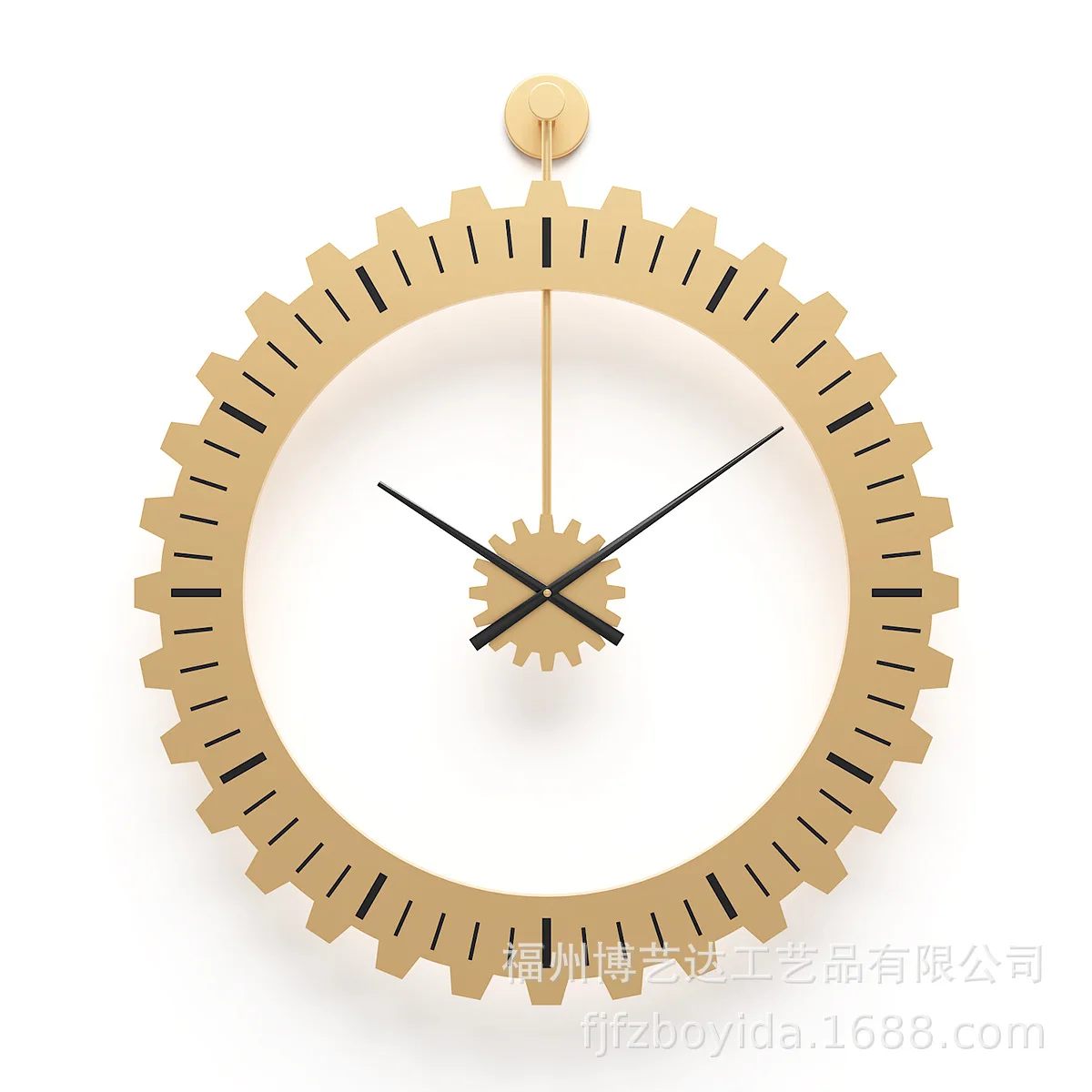 

Gear clock creative mechanical wall clock living room bedroom simple style decorative wall watch clock wall mute clock