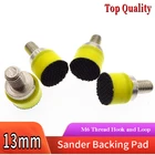 1 шт. 13 мм М6 резьба крючок и петля подложка пластина шлифовальный круг шлифовальный станок электроинструменты аксессуары