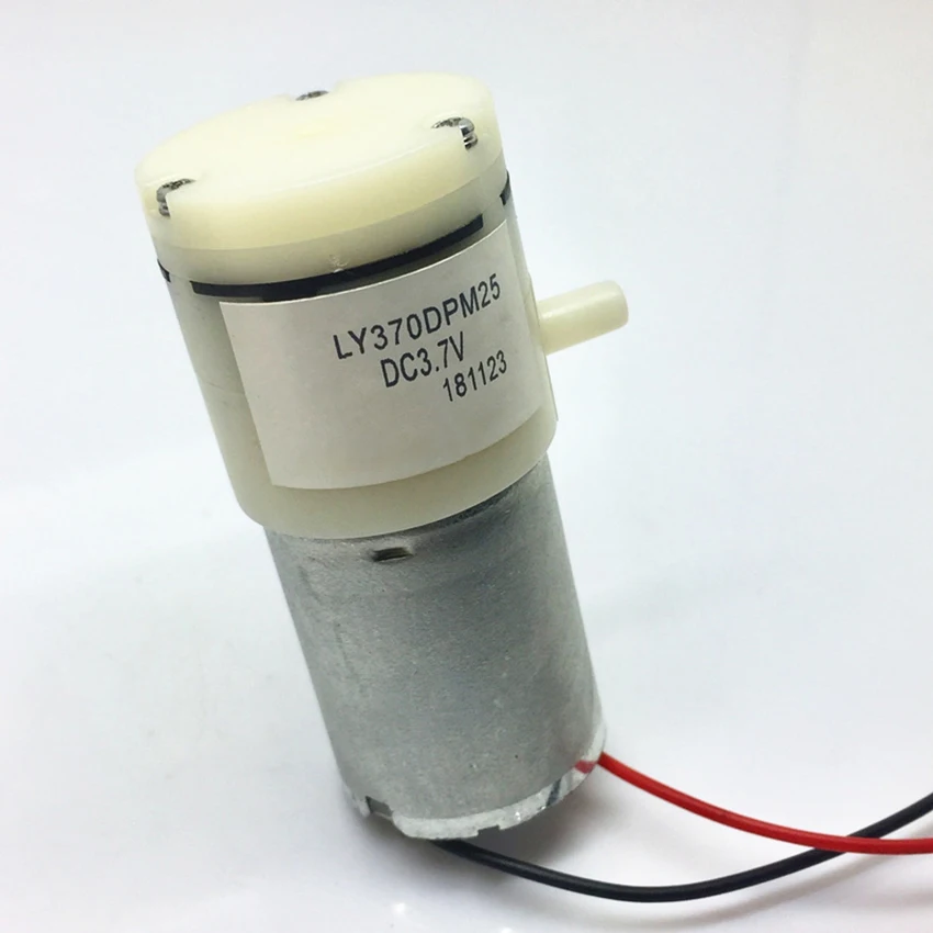 Пневматический вакуумный насос постоянного тока 3 7 V 270 мА мембранный 370