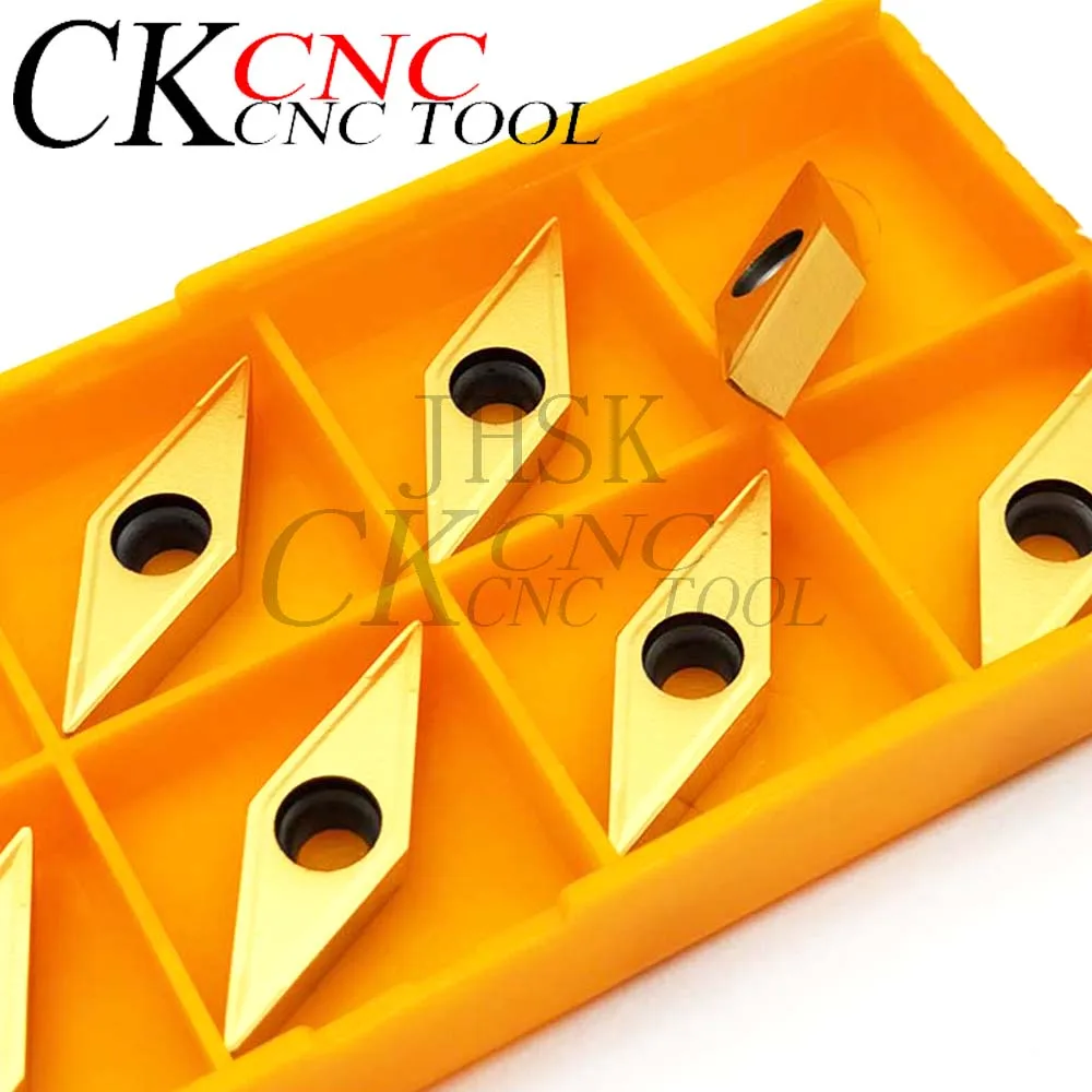 

10PCS Carbide insert VCMT160404 UE6020 Turning Tools metal lathe cutter VCMT lathe CNC turning tool CNC VCMT160404 blade