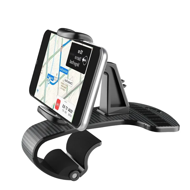 Universal Car Phone Holder Dashboard Clip HUD Anti-Slip GPS Cell Phone Mount Stand for iPhone Samsung Galaxy Xiaomi Smartphones