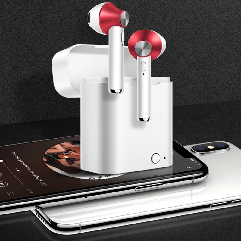 TWS D012 Bluetooth наушники с микрофоном стерео беспроводные шумоподавлением спортивные