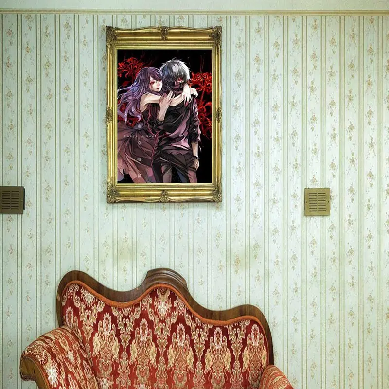 

Tokyo Ghoul Manga Series Japan Anime Hot Art Poster Silk Light Canvas Painting Print Home Decor Wall Picture