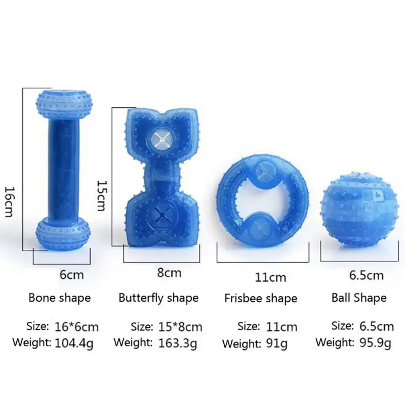 

Pet Dog Chew Toy Ball Squeak Sound Toys Bite Resistant Teeth Balls For Dogs Training Tooth Cleaning