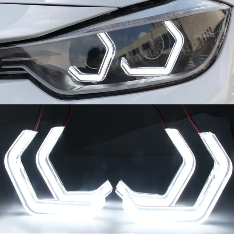 

Светодиодный ные кольца «ангельские глазки», гало, автомобисветильник лампа DRL для G30 G20 F10 F11 F12 F13 F30 F31 F32 F34 F18 F22 F80 F01 E60 E90 E81 E82