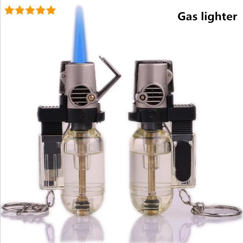 Газовая Зажигалка Ветрозащитная турбо струйная Бутановая газовая зажигалка для