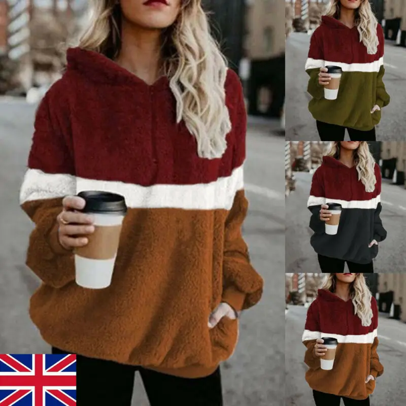 Casual Harajuku Повседневная цветная кофта с нашивками свитшоты для женщин длинный