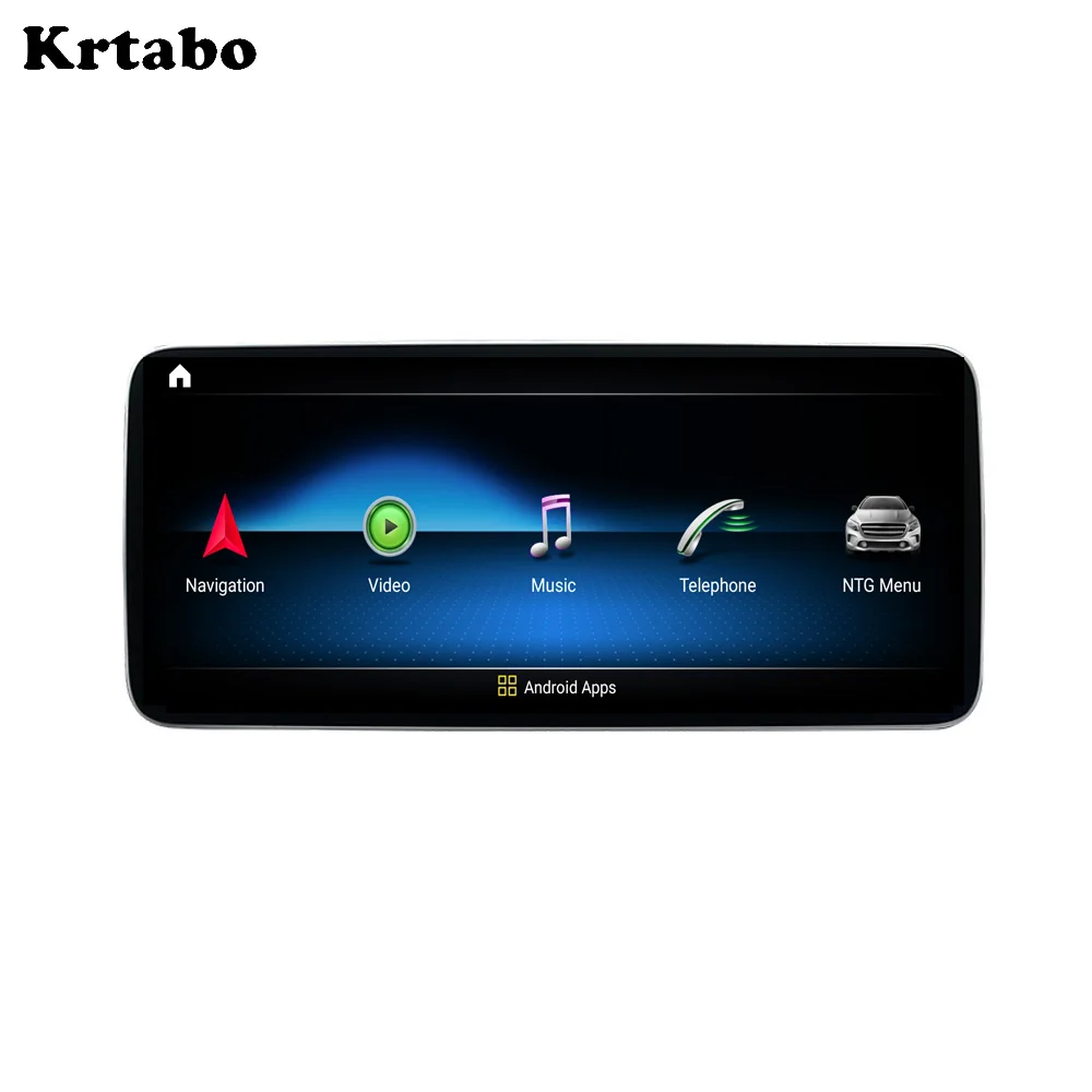 Автомагнитола Krtabo 8 4 дюйма HD экран Android 10 360 камера для Benz SLK X164 2010-2018