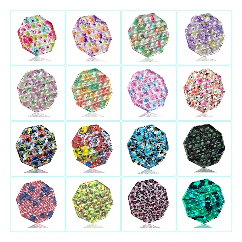 

Halloween Fidget Reliver Stress Toy Push Bubble Sensory Autism Needs Squishy Stress Reliever Toys Adult Child Funny Anti-stress