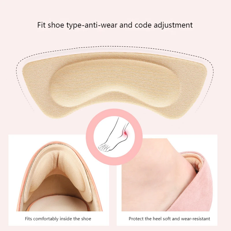 

Стельки женские на высоком каблуке, стикер для снятия боли, клейкие, регулируемый размер, защита пятки