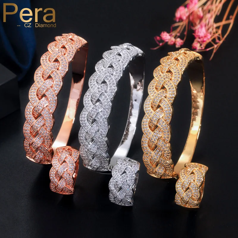 Комплект женских колец из браслета и кольца с фианитом|Ювелирные наборы| |