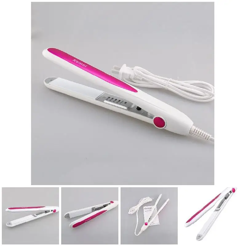 

Hair Straightener Adjustable Temperature Straightening Curling Flat Iron Professional Styling Tool MH88