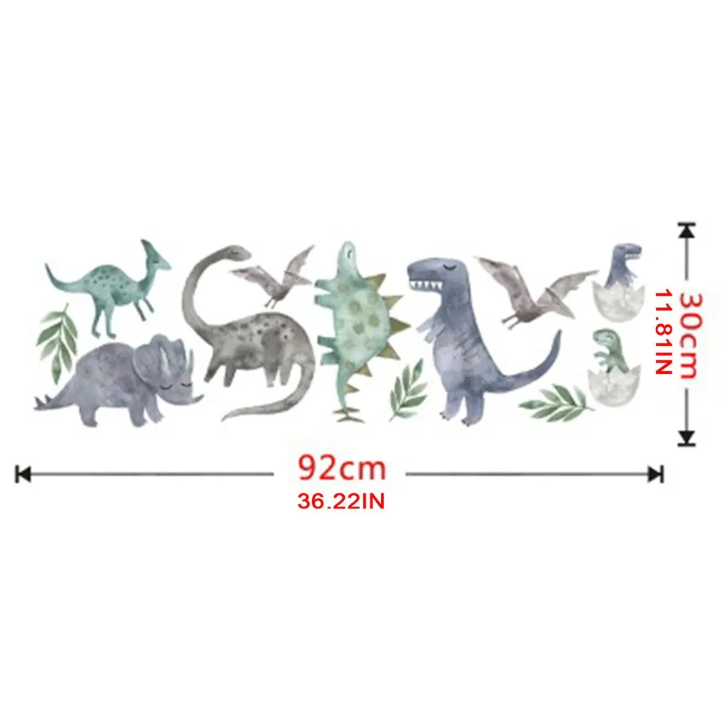 

PVC Dinosaur Kids Cartoon Doodle Sticker Self-adhesive Personality Children's Room Cartoon Wall Decoration