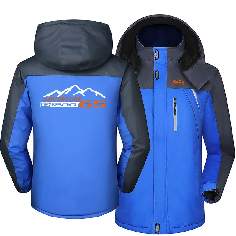 

NEW Winter Jacket Men for GS ADV 1200 Windbreaker Windproof Waterproof Thicken Fleece Outwear Outdoorsports Overcoat