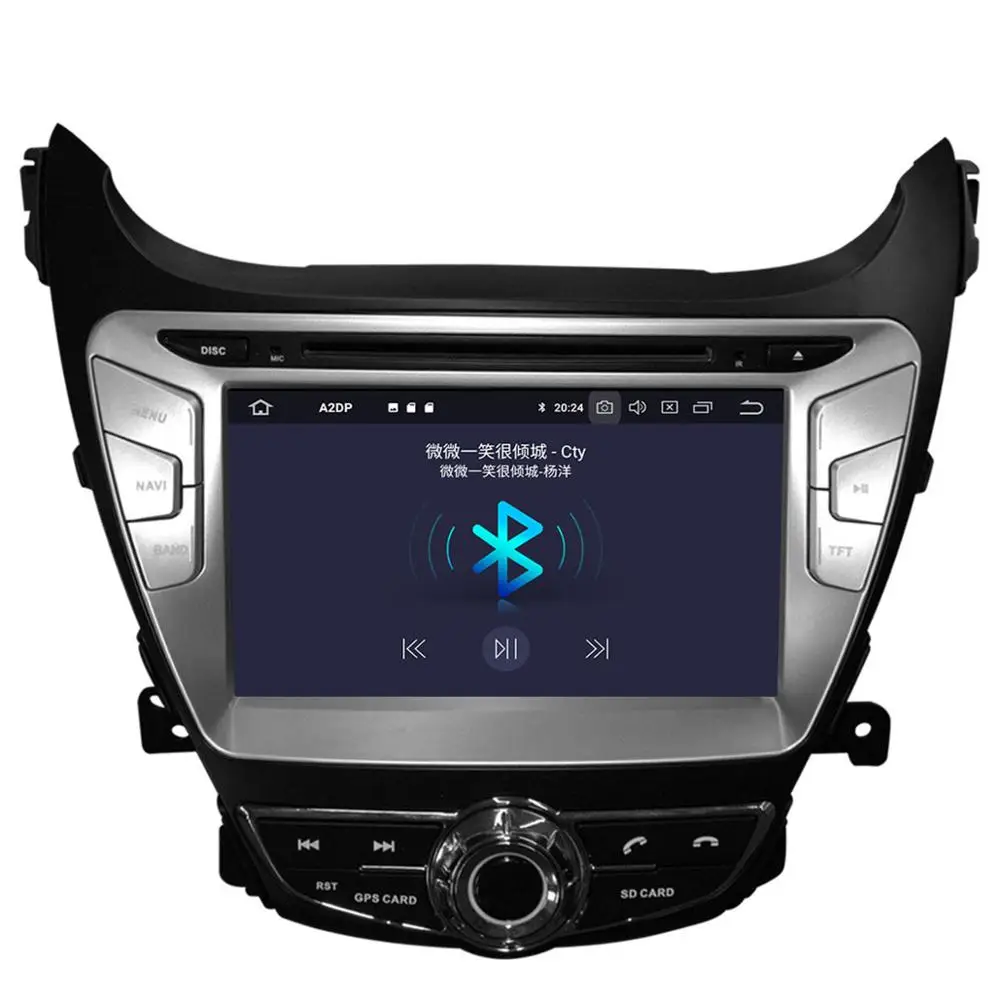 

Android 10.0 car multimedia player for Hyundai Elantra 2014 2015 2016 car radio Audio stereo navi car dvd gps head unit free map