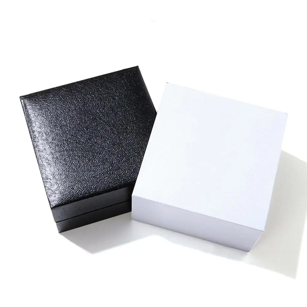 

2020 New PU leatherSquare high-grade flip Bracelet Watch Jewelry Display Case Storage Box Gift Holder Organizer packaging