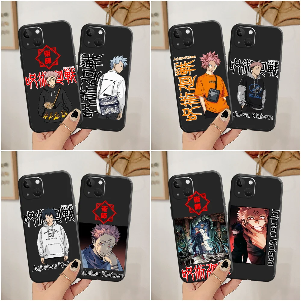 

Jujutsu Kaisen Phone Case for iPhone 12 13 Mini Pro Max 11 Pro Max SE 2020 XS Max XR 6 6S 7 8 Plus Soft TPU Couqe Funda Capa