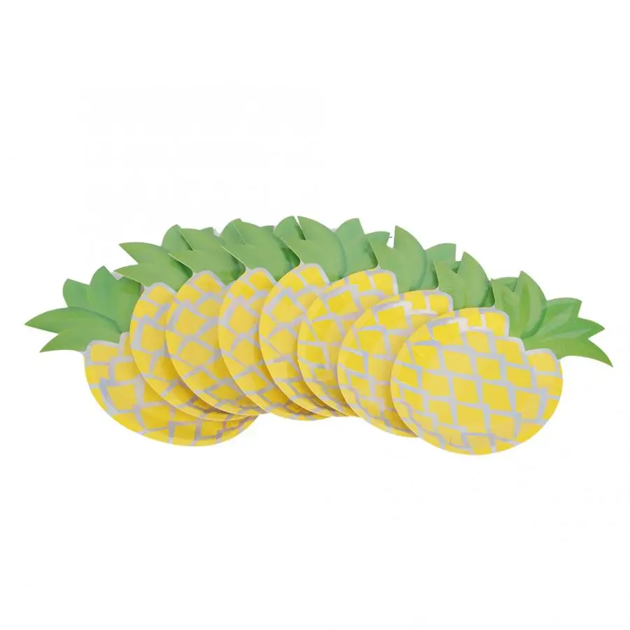 8 шт одноразовые фруктовые бумажные поддоны для еды тарелки праздника вечеринки