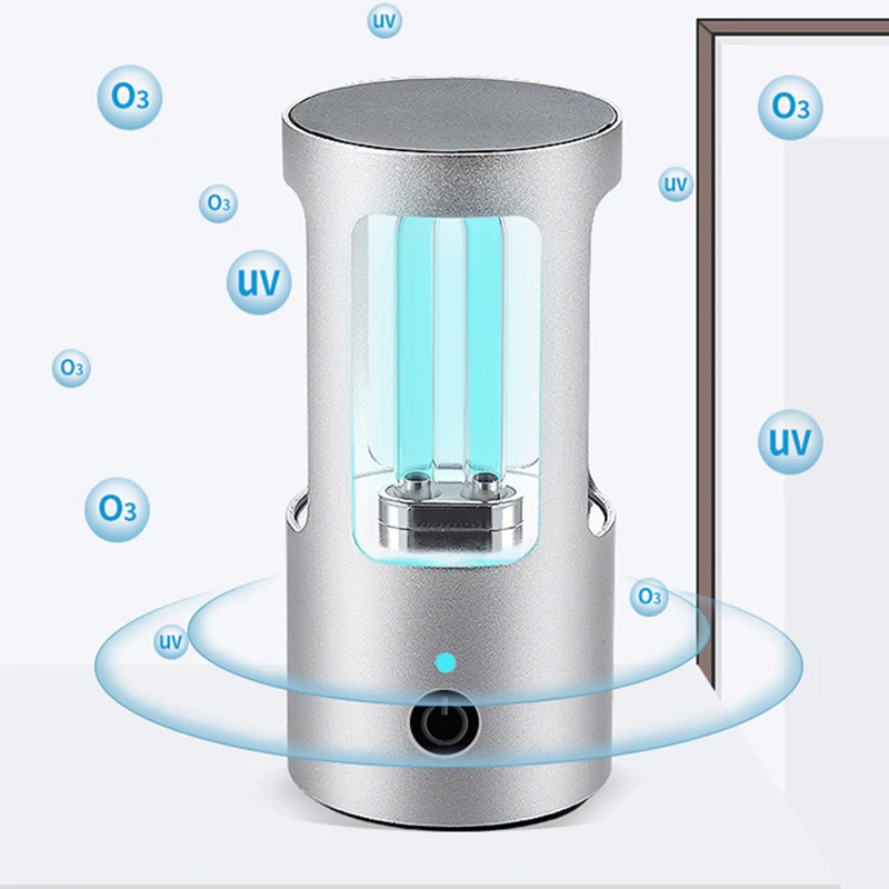 Портативный УФ лампа USB Перезаряжаемые ультрафиолетовый светильник трубка озона