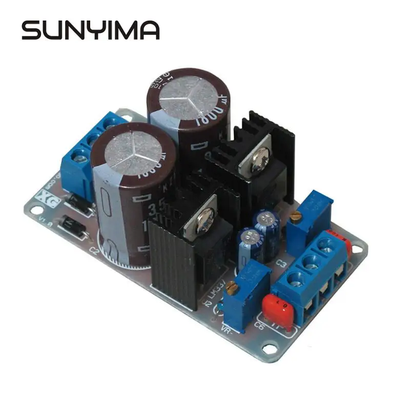SUNYIMA LM317T LM337T 317 337 двойная регулировка регулятора напряжения блок питания DIY