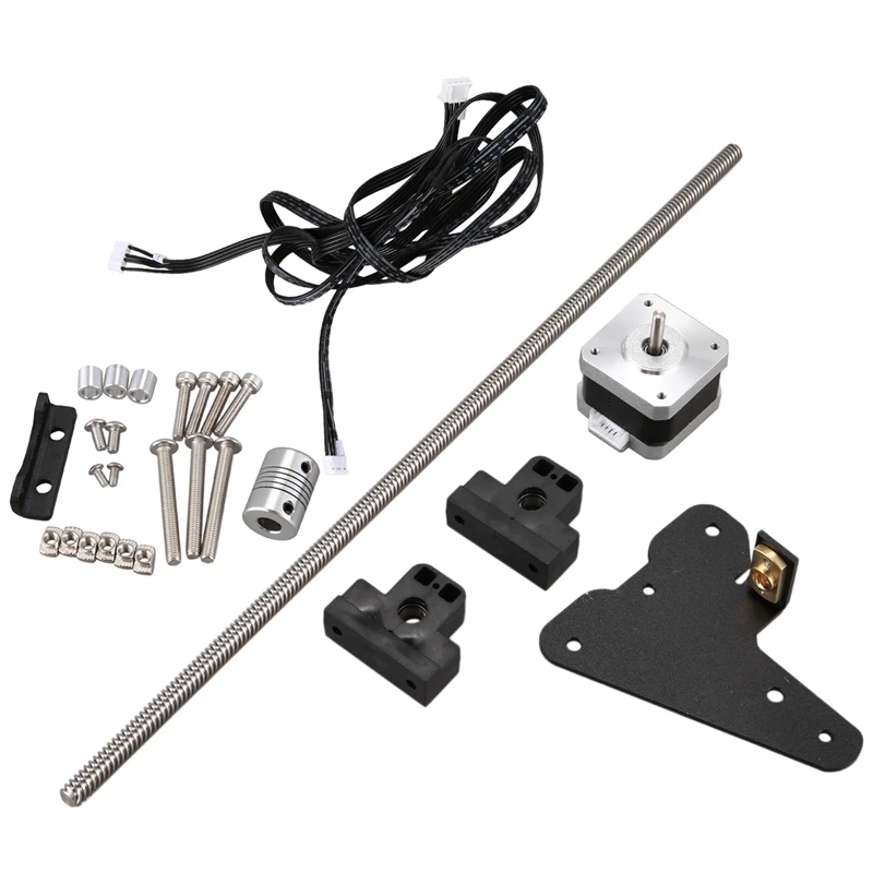 

Для Creality CR-10 двойной комплект для обновления оси Z используется с одним шаговым двигателем CR-10 двойной натяжной шкив Z