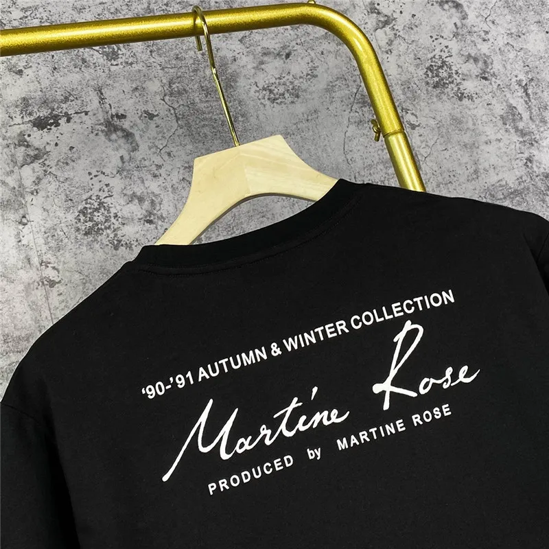 Футболка с розами Martine 2021ss для мужчин и женщин черный белый | Мужская одежда