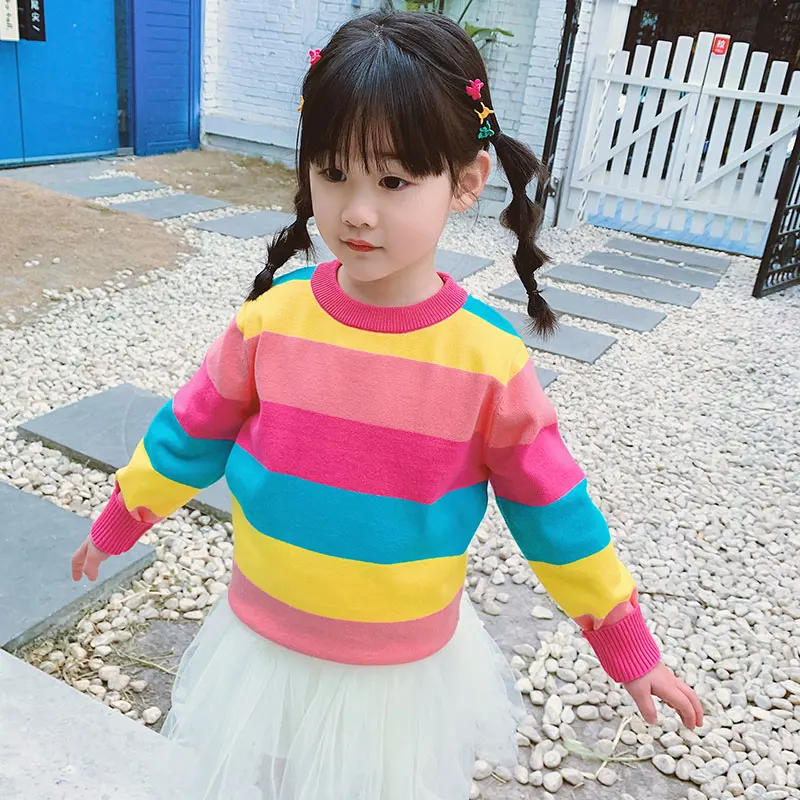 

Kids Baby Sweaters Knitted Pullover Casual Long Sleeve Children's Tops Toddler Boy Clothes Baby Girl Clothes