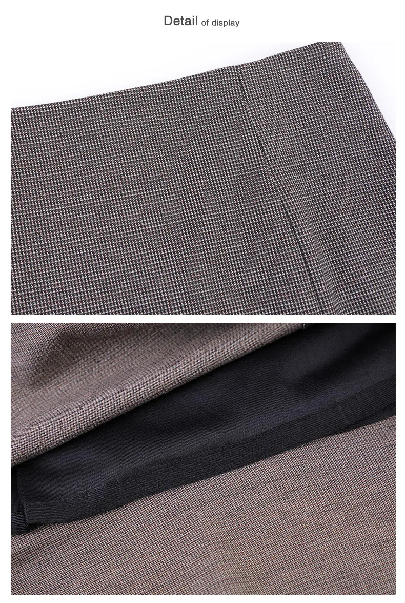 New Fall Winter Knit Skirt Women Gray Lattice High Waist Ruffle Mermaid Skirt S-3XL Plus Size Pencil Skirt Female