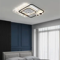 Nordic ceiling fans with light and silent cooling fan without blades ceiling fan with light ceiling lamp bedroom indoor lighting