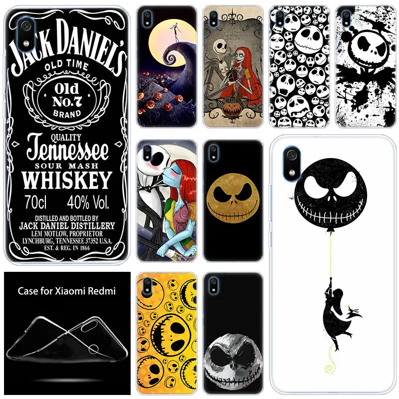 Роскошный популярный Мягкий силиконовый чехол jack skellington для Xiaomi Redmi 7 7A GO S2 4X 5 5Plus 6