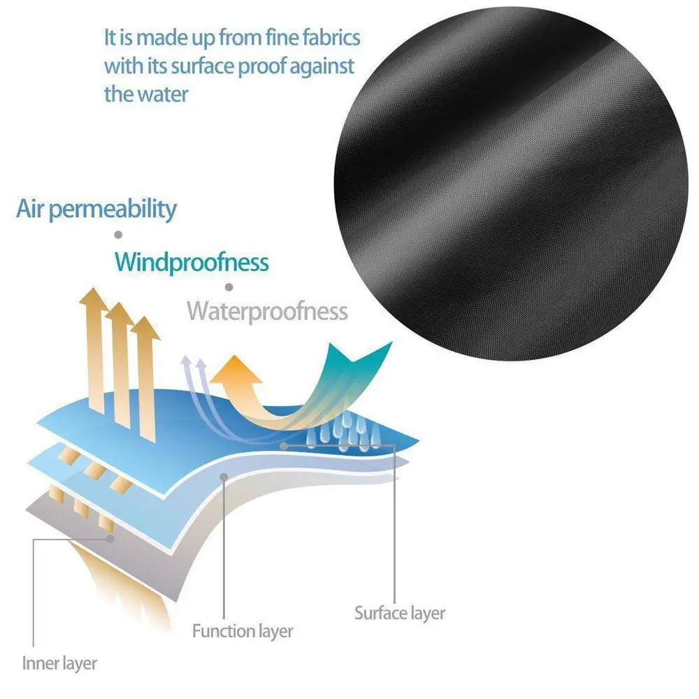 Универсальный пыленепроницаемый водонепроницаемый чехол для мотоцикла