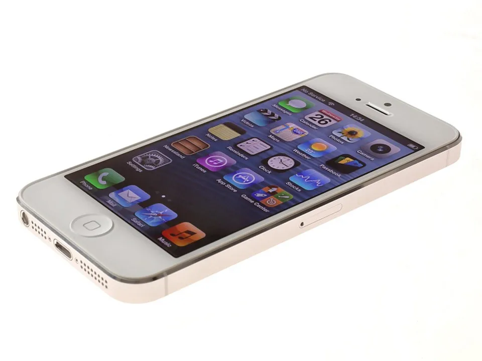 iPhone 5 разблокированный мобильный телефон 16 Гб/32 ГБ/64 Гб ПЗУ двухъядерный 3g 4,0 дюйма 8MP камера iCloud wifi gps IOS OS сотовые телефоны