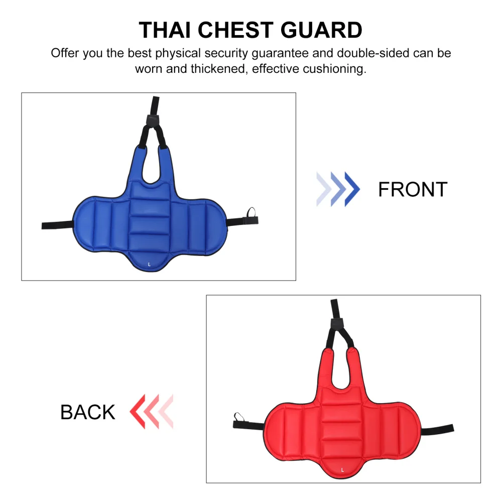 

Chest Guard Kickboxing Body Vest Protector Thai Training Protective Uniform