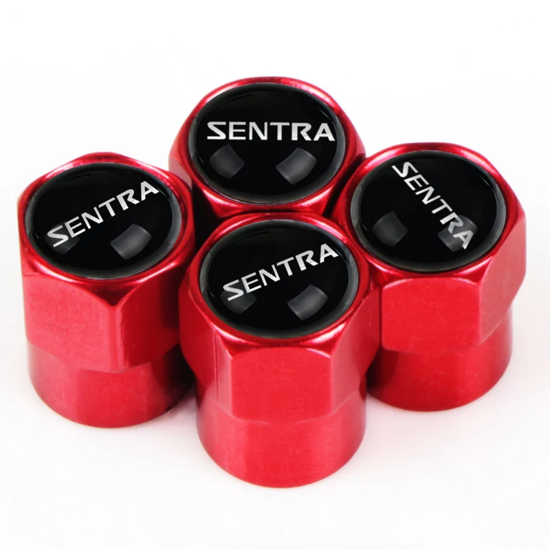 4 шт. Серебристые Металлические колпачки для клапана автомобильной шины с