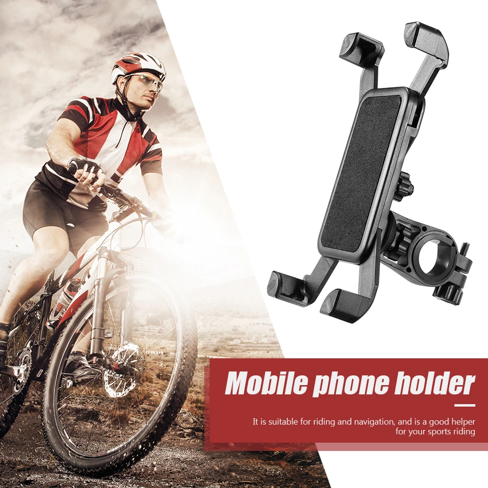 

Phone Bicycle Portable Exterior Decoration Parts Universal Bike Smartphone Holder Stand Motorcycle Handlebar GPS Clip Bracket