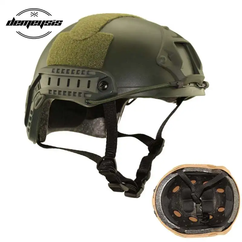 

Полузакрытый армейский фотошлем, военный шлем для страйкбола, пейнтбола, тактический боевой защитный шлем для охоты CS 58-60 см