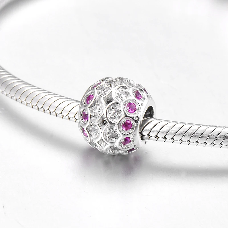 Модные круглые ювелирные изделия из стерлингового серебра 925 пробы со