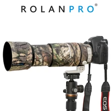 Камуфляжный водонепроницаемый чехол ROLANPRO для объектива Canon EF 100