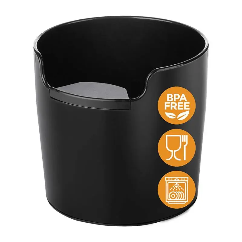 Coffee Knock Box Shock-absorbent Espresso Waste Bin With Handle Coffee Grounds Container Coffee Grind Knock Box Residue Trashbin