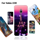 Роскошный чехол для Nokia 230 2,8 дюйма, задняя крышка для Nokia 230, тонкий чехол с рисунком, мягкий чехол из ТПУ, милые силиконовые чехлы с цветами