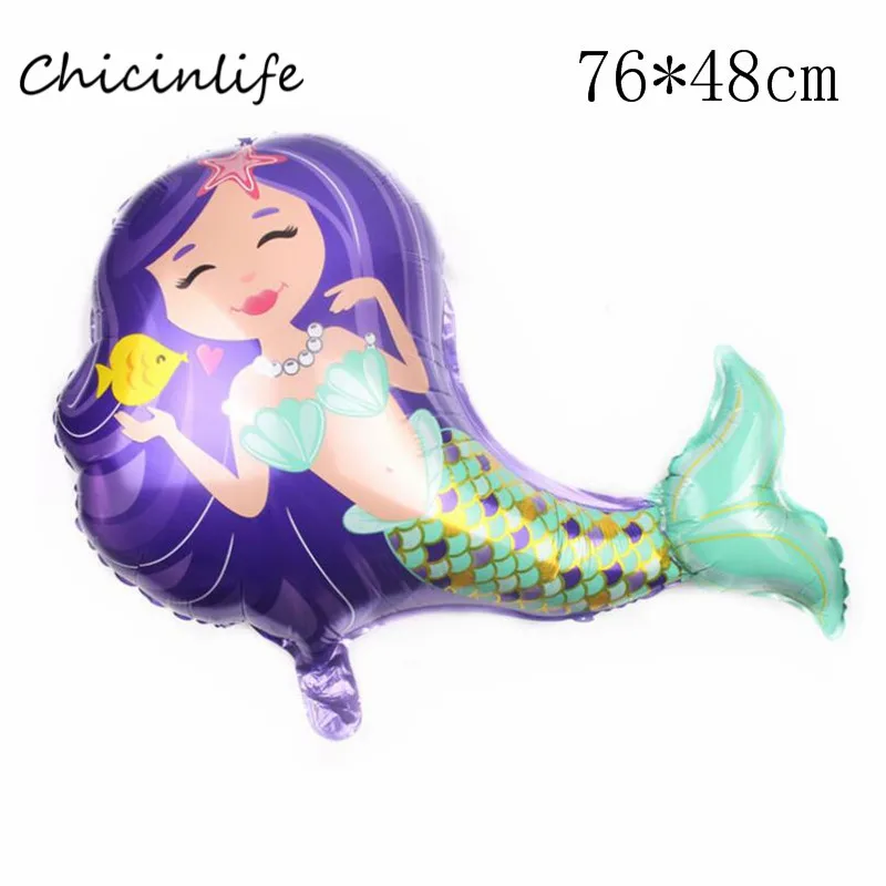 Chicinlife Русалка одноразовая посуда бумажные тарелки украшение для вечевечерние